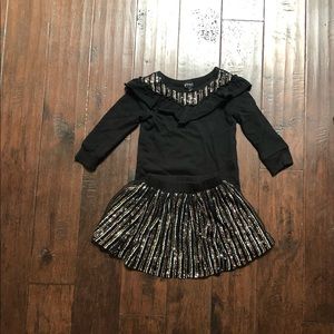 Adorable Girls Skirt and Sweater Set